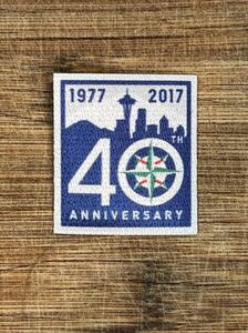 Seattle Mariners 40th Anniversary Patch 2 X 1.75 Inches 海外 即決