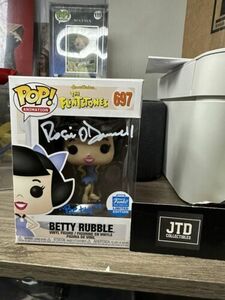 ROSIE O’DONNELL SIGNED BETTY RUBBLE FUNKO POP FLINTSTONES AUTOGRAPHED JSA COA 海外 即決