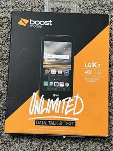 NEW Boost Mobile LG K3 LS450ABB 8GB 4.5 in (Black) 海外 即決