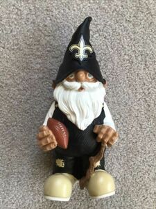 New Orleans Saints NFL Garden Gnome 11" Tall Forever Collectibles 海外 即決