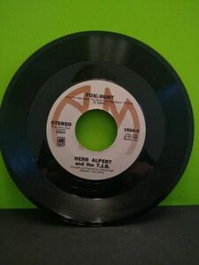 Herb Alpert: I Can't Go On Living Baby Without You, Fox Hunt 7" 45 RPM Record 海外 即決