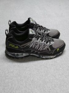Men’s Fila トレイル ランニング Shoes 25.5cm(US7.5) ブラック Gray Camo 海外 即決