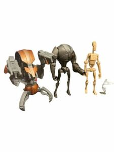 STAR WARS THE CLONE WARS No. 13 COUNT DOOKU 3.75" & 6 Battle Droids IG-86 R3-S6 海外 即決