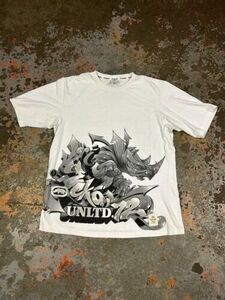 Vintage Ecko Unltd Graffiti Jnco Style T Shirt Y2K Sz. 3XL 海外 即決