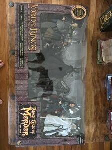 The Lord Of The Rings Black Gate Of Mordor Action Figure Set Mouth of Sauron New 海外 即決