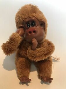 Vintage Russ Berrie Plush Monkey Rutherford III Sucks Thumb Gorilla Stuffed Toy 海外 即決