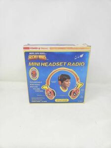 Marvel Spiderman Mini Headset AM Radio 1984 Super Heroes Boxed Unused Nasta HK 海外 即決