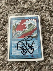 Mtg Alpha Investments Rudy Signed Card Autograph NM YouTube Blue Elemental Blast 海外 即決