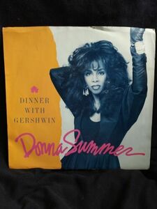 VG+ 1987インチ Donna サム〜調和 /mer Dinner With Gershwin 7インチ" 45RPM w/pic slv 7インチ-28418 海外 即決