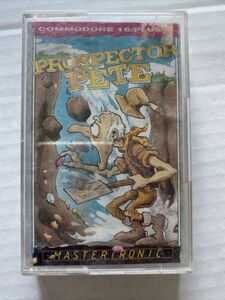 COMMODORE C16 /plus 4 Prospector Pete CASSETTE Video Game By Mastertronic 海外 即決