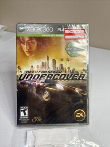 SEALED Need For Speed Undercover Xbox 360 Platinum Hits RARE GREEN CASE VARIANT! 海外 即決