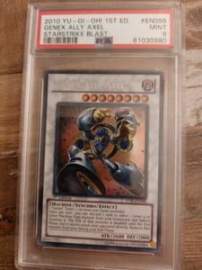 Yugioh! Genex Ally Axel STBL-EN099 1st Edition PSA 9 海外 即決