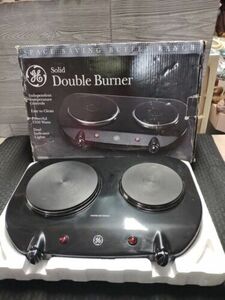 GE Solid Double Burner Space Saving Buffet Range 海外 即決