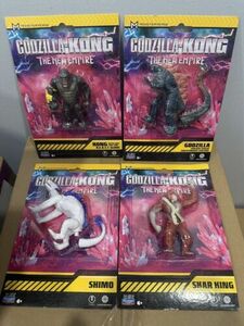 Godzilla x Kong The New Empire 2024 Mini 3.25" Shimo, Skar King, Godzilla, Kong 海外 即決