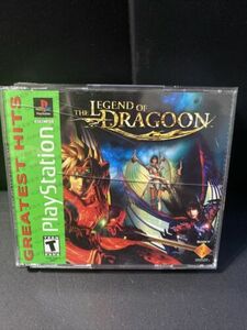 The Legend of Dragoon (PlayStation 1 PS1 2000) Tested Cracked Case(All 4 Discs) 海外 即決