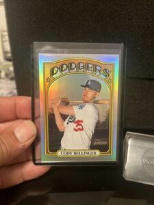 2021 Topps Heritage Base Refractor #173 Cody Bellinger Los Angeles Dodgers /572 海外 即決