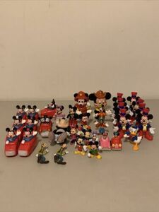 Lot 35 Vintage Mickey Minnie Mouse And Friends Figures Cake Topper Toy Figure 海外 即決