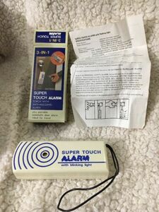 Vintage Super Touch 3 In 1 Personal Alarm Security Device 90 Decibels New In Box 海外 即決