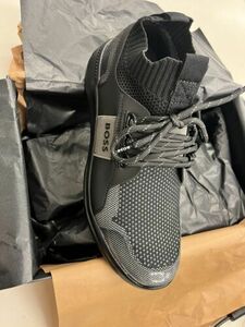 HUGO Boss Trainers Extreme_runn_Knit_N 50498247 Black Men’s 海外 即決