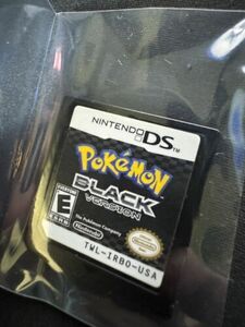 Pokemon Black DS Cartridge Only 海外 即決