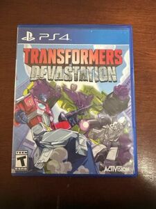 Transformers Devastation PS4 PlayStation 4 Complete CIB Video Game 海外 即決