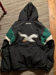 Philadelphia Eagles NFL Starter Jacket XL 90’s Vintage Pullover 海外 即決