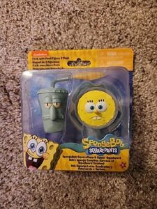 NEW, Spongebob Squarepants FUN with Food Figures 2, Squidward and SpongeBob 海外 即決