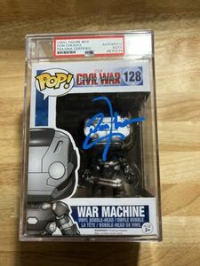 Funko Pop! Marvel Captain America War Machine #128 Autograph Signed Don Cheadle 海外 即決