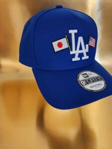 Los Angeles Dodgers MLB New Era Japan & USA Flag 9Forty A Frame Snapback Hat 海外 即決