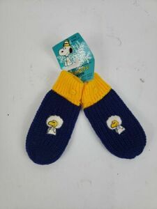 Vintage Butterfly Peanuts Woodstock Mittens, Kids 2-4 New with Tag Free Shipping 海外 即決