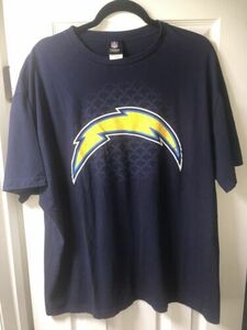 Team Apparel LA Chargers NFL Team Apparel Short Sleeve Shirt Size-2XL 海外 即決