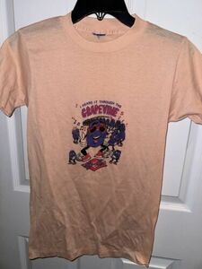 Vintage Single Stitch The California Raisins Peach T Shirt Men’s XS 海外 即決