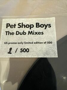 PET SHOP BOYS THE DUB MIXES ULTRA RARE NUMBEレッド / プロモ 12”. THIS IS NUMBER ONE!! 海外 即決