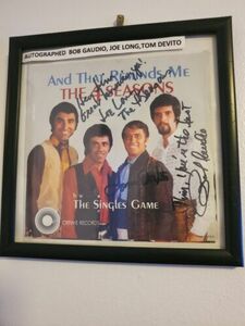 Four Seasons Autographed And That REMI /nds Me 45 Picture Sleeve Devito Gaudio... 海外 即決