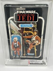 1983 Star Wars Luke Skywalker X-Wing Pilot 65 Back CAS 80 (sub 85) not AFA. 海外 即決