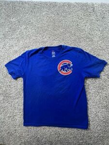 Jake Arrieta Chicago Cubs Majestic T-Shirt Youth XL Size 海外 即決
