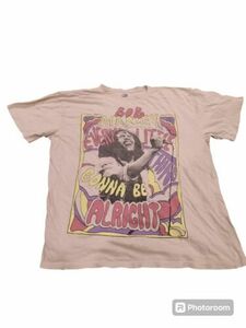 Vintage Bob Marley T-Shirt Mens L/XL Every Little Thing Gonna Be Alright 海外 即決