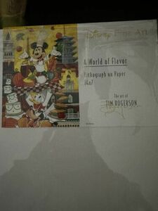 Mickey Mouse Chef Disney Art Print Tim Rogerson A World of Flavor 海外 即決