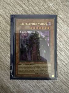 Yugioh! Dark Eradicator Warlock SD6-EN001 Ultra Rare 1st Edition HP 海外 即決