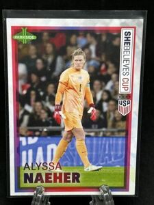 Alyssa Naeher 2023 Parkside USWNT She Believes Cup USA Printed 16pt 2CS Stock 海外 即決