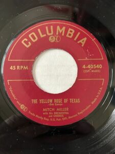 Mitch Miller 45 rpm The Yellow Rose of Texas/Blackberry Winter / 海外 即決