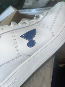 STL Blues Reebok Shoes Sneakers Sz 13 NHL Authentic Collection With Box 海外 即決