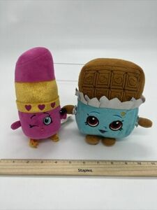 Shopkins 7in. Lippy Lips Plush Soft Toy - Official Product, Lot Of 2 海外 即決