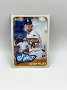 2023 Topps Archives Base Card - 166 Bobby Miller - Los Angeles Dodgers RC Rookie 海外 即決