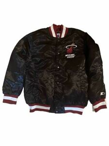 Vintage Miami Heat NBA Starter Satin Jacket Size XL Brand New 海外 即決