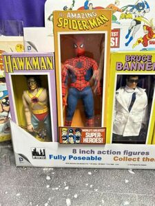 Custom Mego Spider Man With Circle Suit And Box 海外 即決