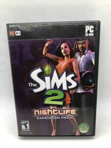 The Sims 2 Nightlife PC Game Expansion Pack 2005 Complete 海外 即決