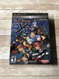 Ys Seven Premium Edition (Sony Playstation Portable, PSP) BRAND NEW SEALED 海外 即決