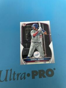 2023 Bowman Samuel Munoz #BP-80 Prospects Los Angeles Dodgers Baseball Card 海外 即決