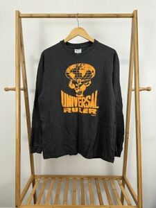 VTG 90s Universal Ruler Mr Olympia Gym Sexy Workout Long Sleeve Faded T-Shirt L 海外 即決